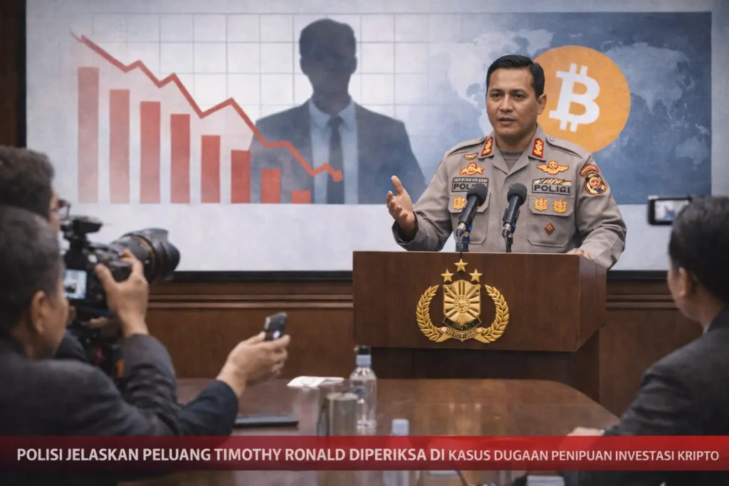 Polisi Jelaskan Peluang Timothy Ronald Diperiksa di Kasus Dugaan Penipuan Investasi Kripto